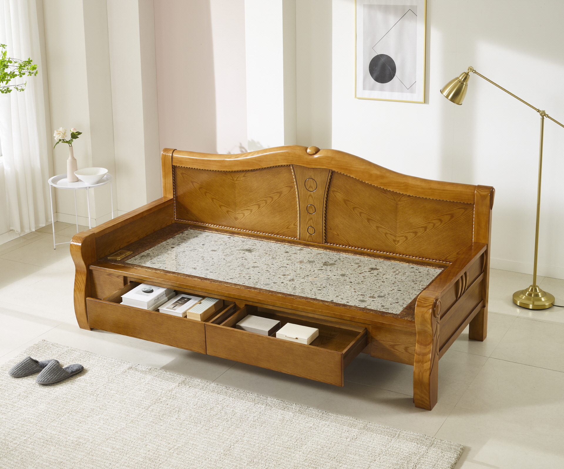 캐슬링 수납카우치 (그린팔보석)