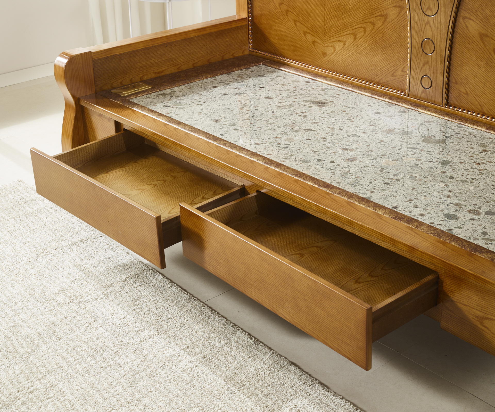 캐슬링 수납카우치 (그린팔보석)