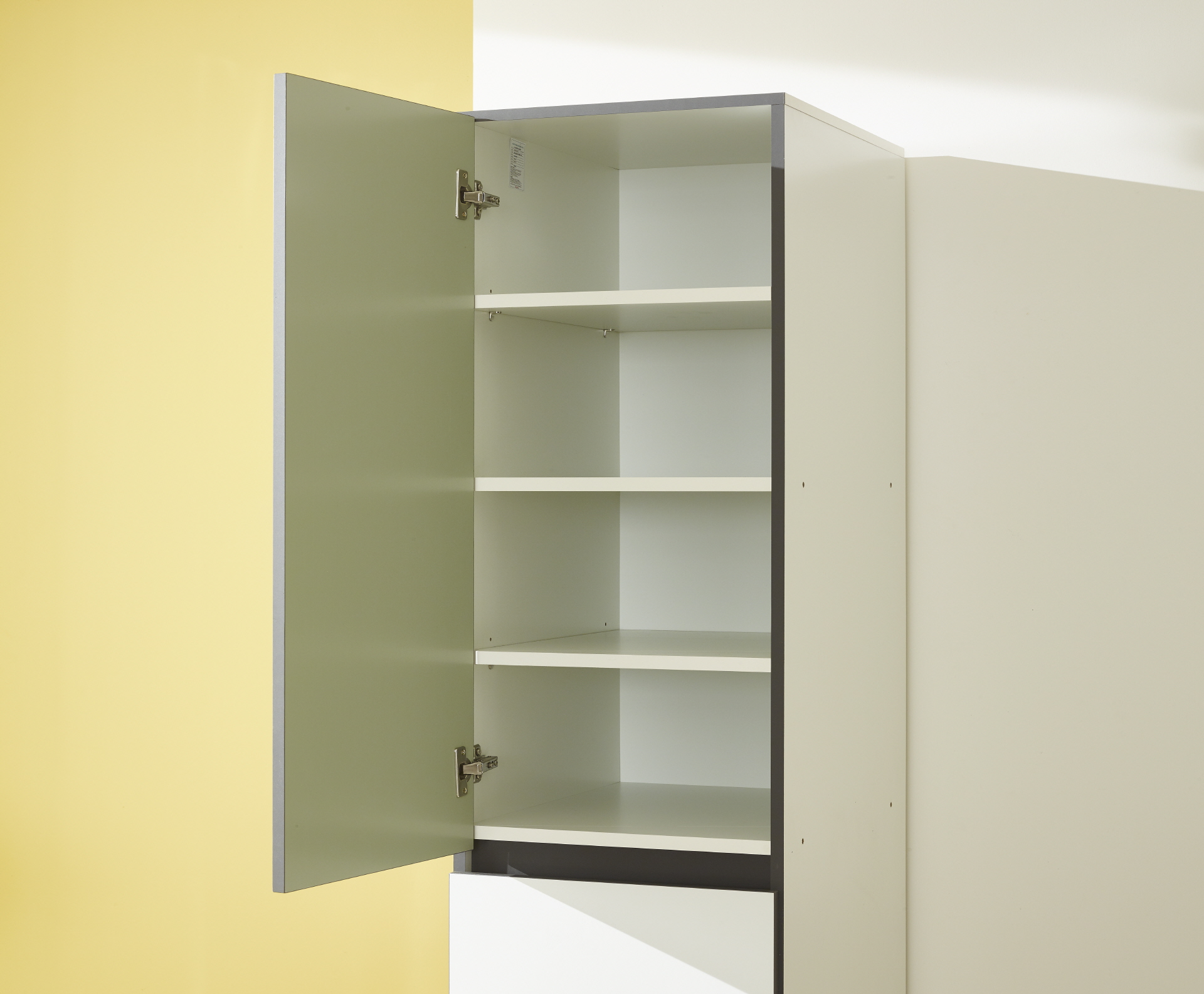 비크 400 주방수납장-올리브그린