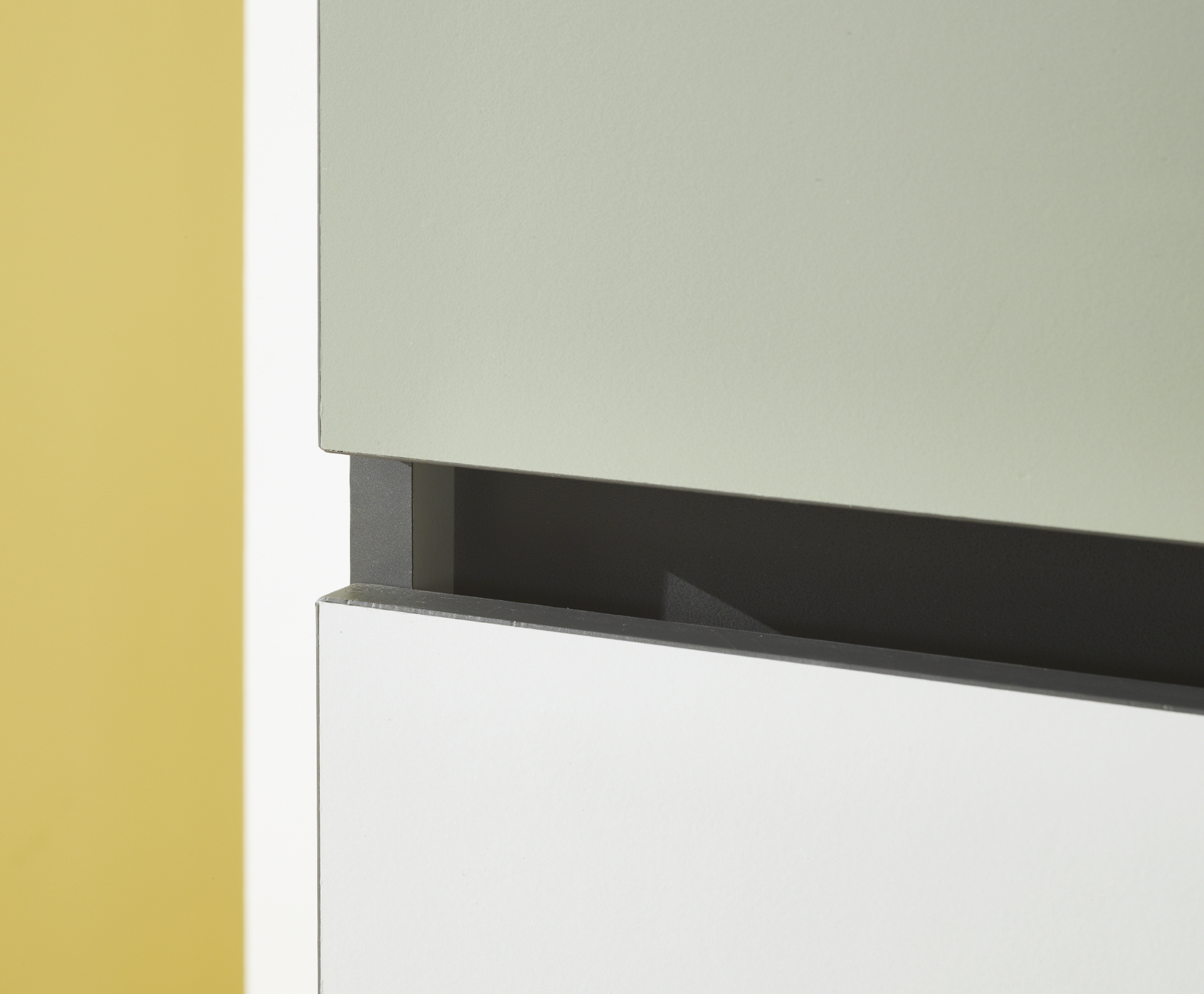 비크 400 주방수납장-올리브그린