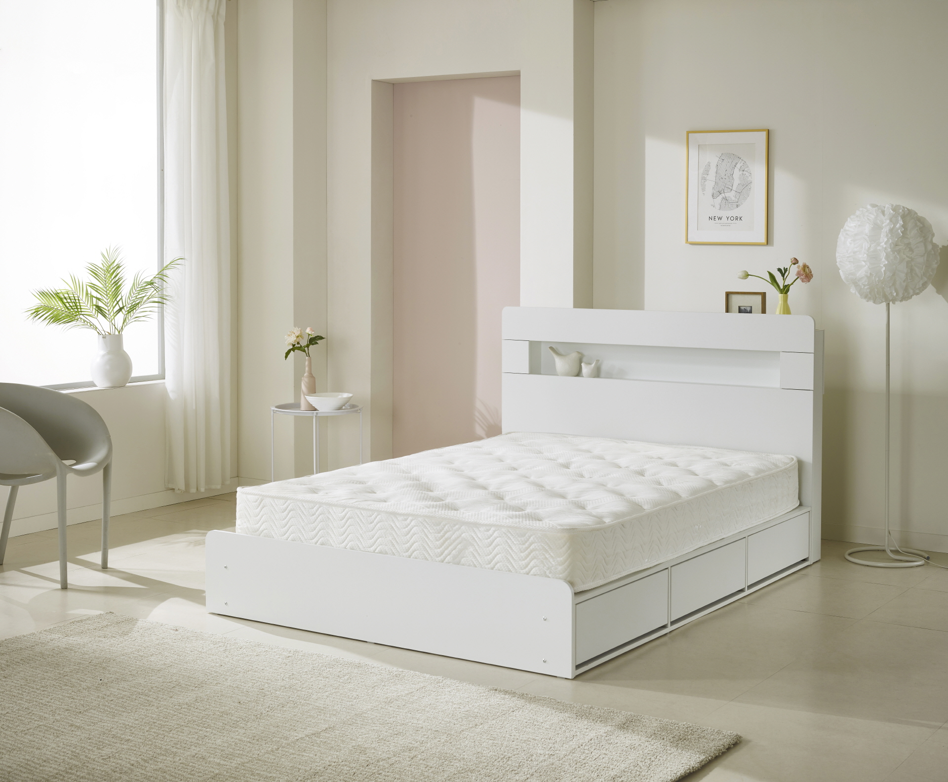 플랜 침대프레임(Q)