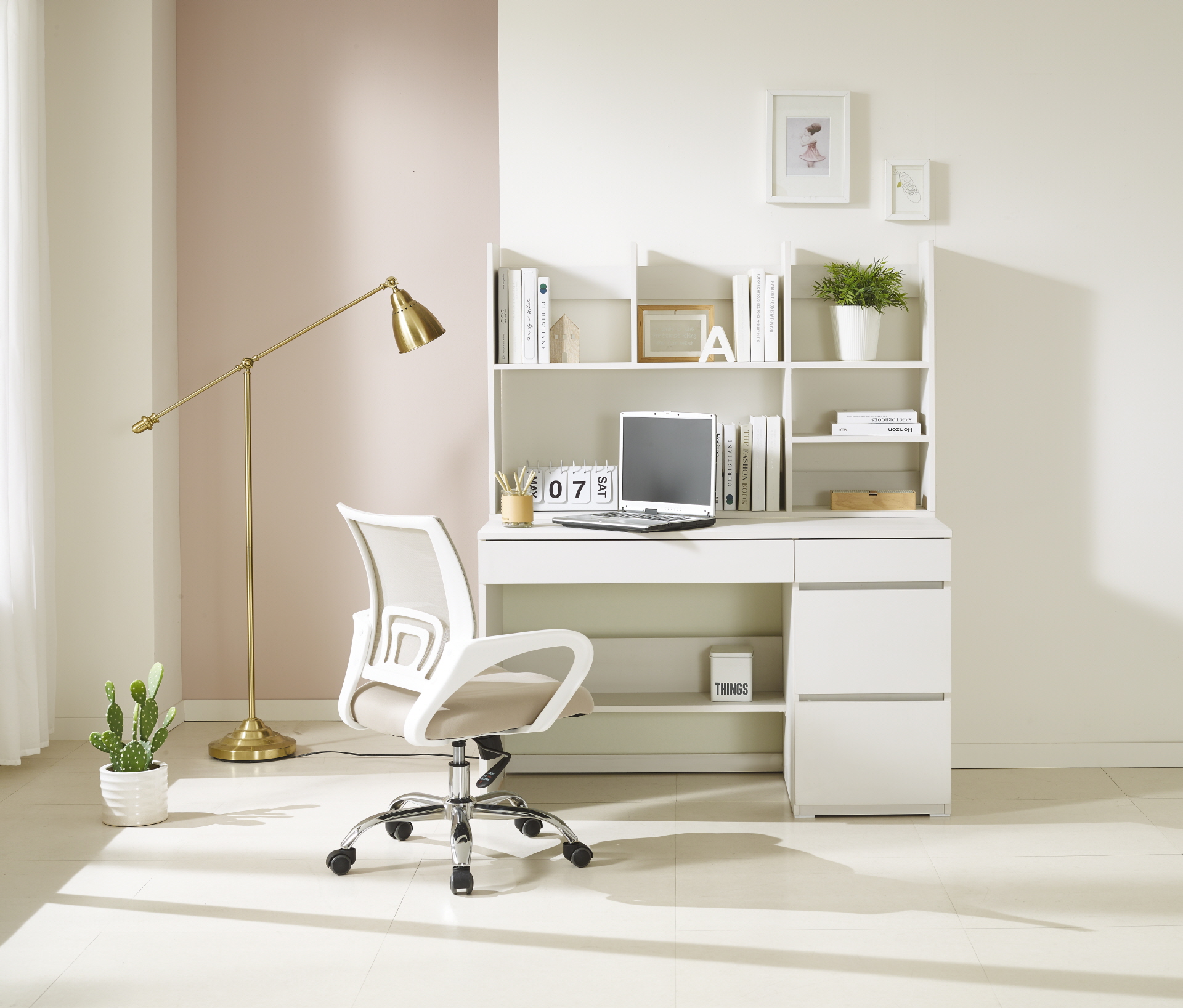 플랜 전면책상세트