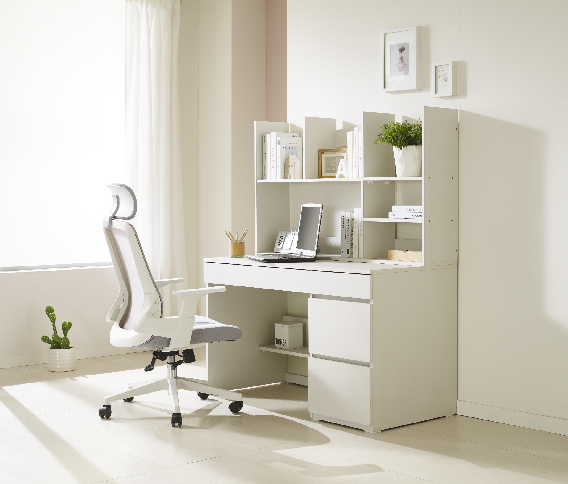 플랜 전면책상세트