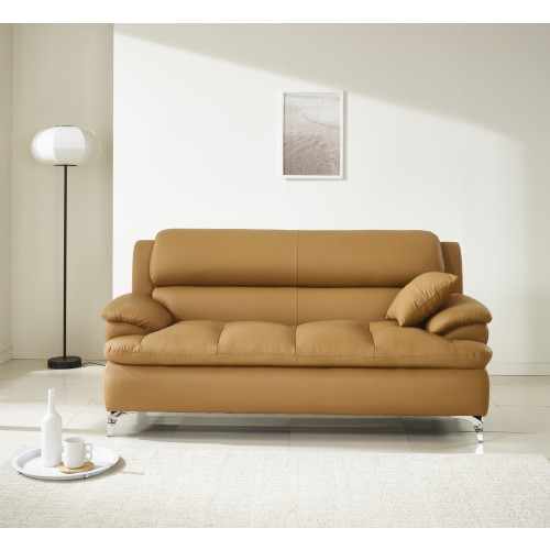 콤마 3인소파(카멜) [03.06 (금) 배송 가능]