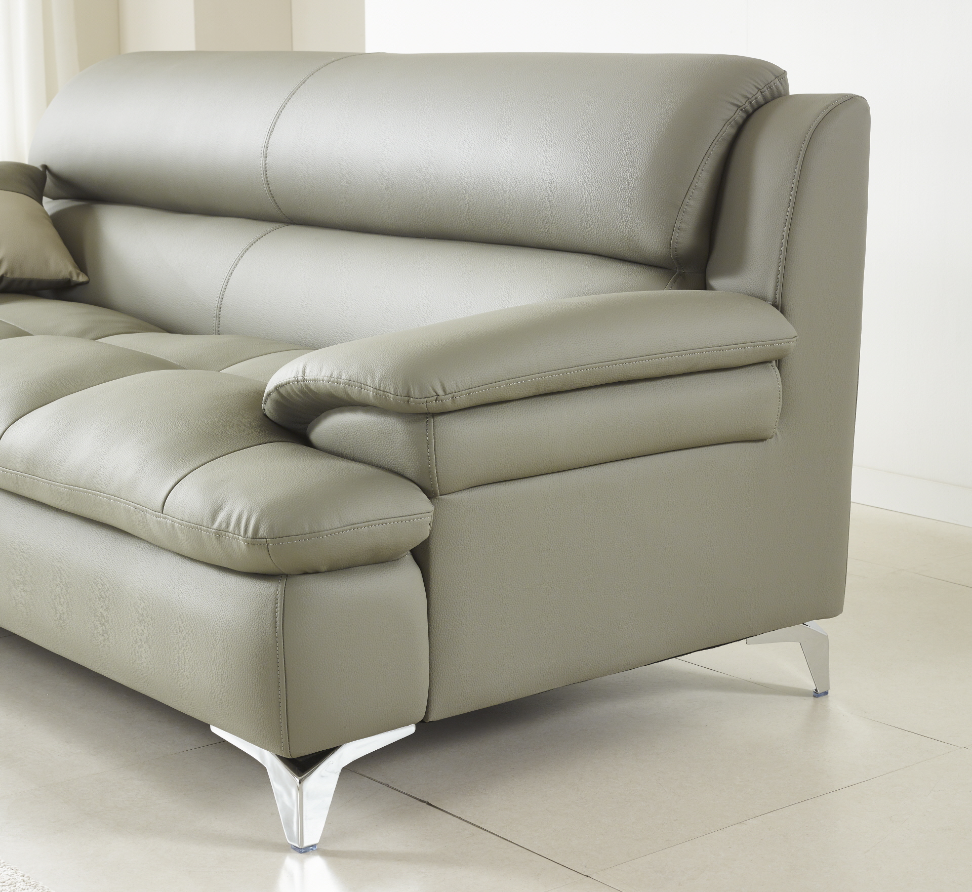 콤마 3인소파(그레이)